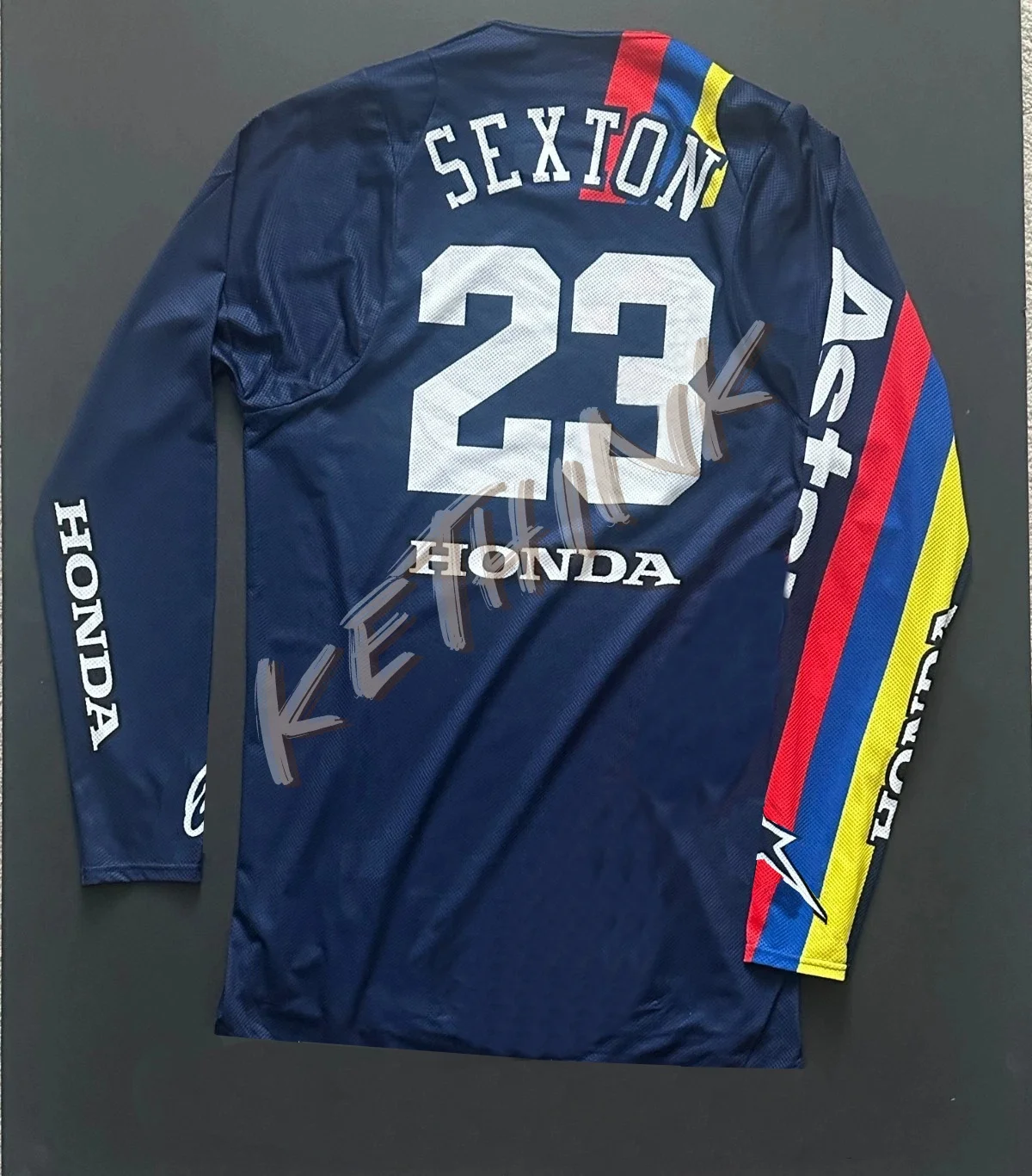 

Быстросохнущий мотоциклетный трикотаж Honda, дышащая рубашка с длинными рукавами для езды на велосипеде Y2K и горы, удобное повседневное снаряжение