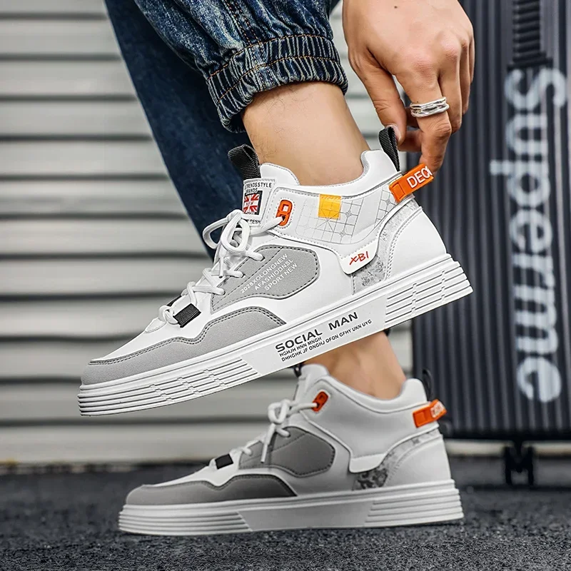 

2023 New Men's Casual Sneakers Sports Shoes Four Seasons Sulfide Shoes Men's Walking Sports Shoes Flat Soles Versatile Men Shoes