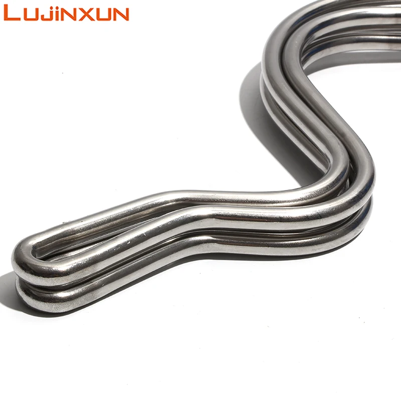 LUJINXUN – élément chauffant tubulaire 240V, 5500W, par Immersion, ondulation et pliage, pour eau de brassage, avec filetage 1 pouce NPT
