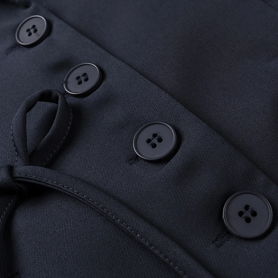 ملابس نسائية جديدة لعام 2025 على الطراز الأوروبي والأمريكي سترة مزخرفة بتصميم فرنسي على شكل فيونكة