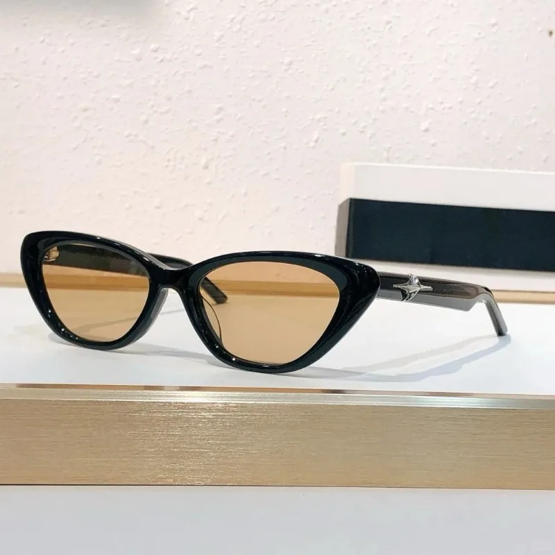 Korean Luxury Acetate Cat-Eye GM Sunglasses Trendy Multiple Colors Trendy Fashion Eyewear UV400 Daily Party High-Quality Shades