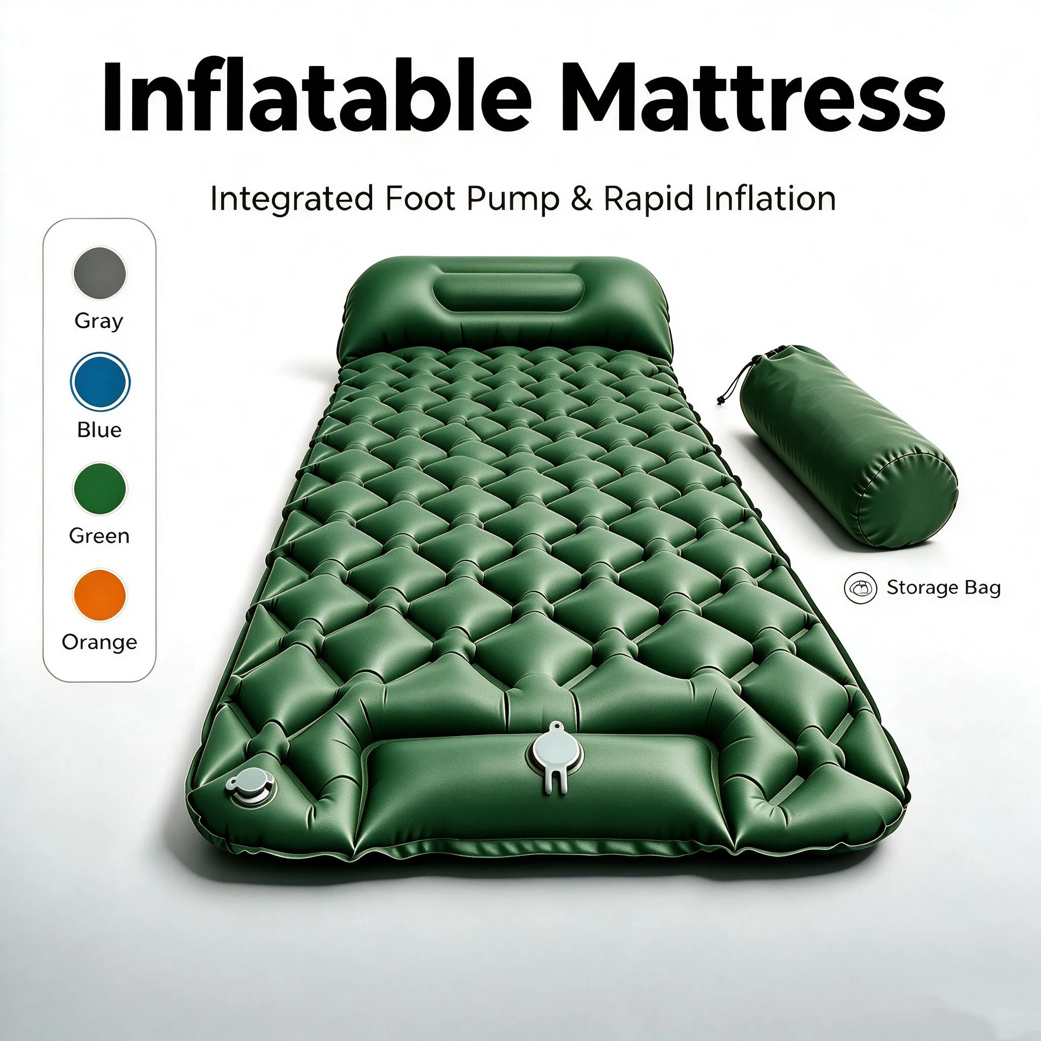 Built-in Foot Pump Inflatable - đánh giá và giá Outdoor Furniture Pillows