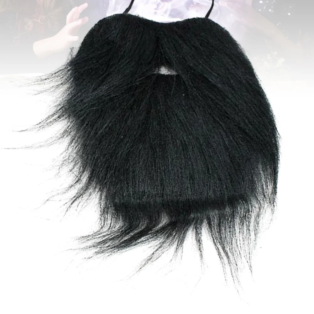 

1Pcs Black Pirate Beard Costume Halloween Party Supplies Cosplay Mustache Festival Carnival Party Prom Supplies