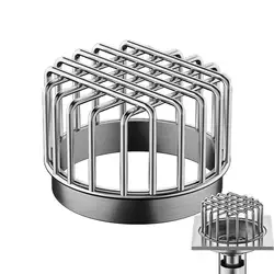 Floor Drain Strainer Stainless Steel Gutter Filter Mesh Heavy Duty Floor Drain Anti-Blocking Sewer Filter Cover For Home Garden