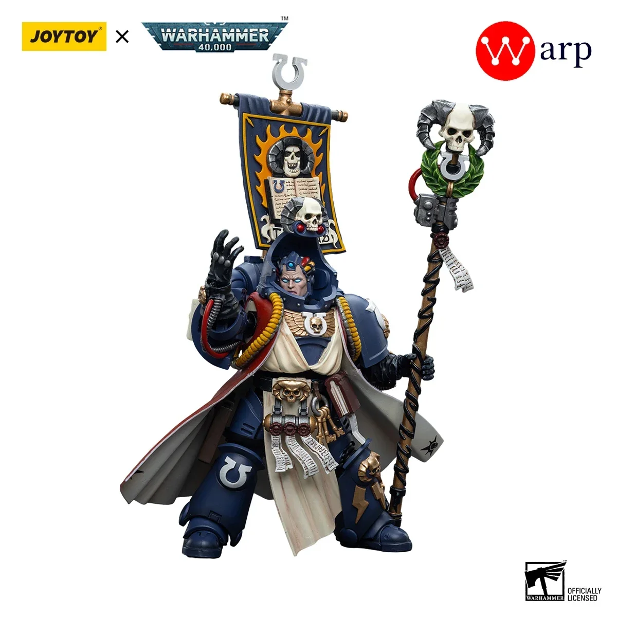 

[In-Stock] JOYTOY Warhammer 40k 1/18 Action Figure Ultramarines Chief Librarian Tigurius Anime Military Model Gift Dorm Decor