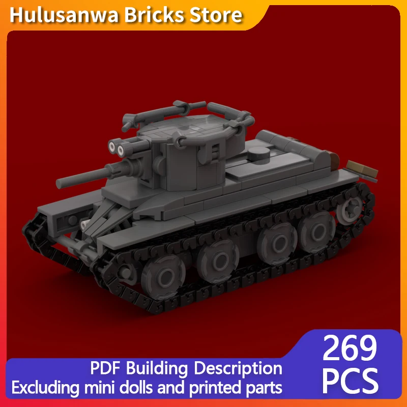 

BT-5 WW2 военные танки модель MOC строительные кирпичи военное оборудование модульные технологии подарки праздник сборка детские игрушки костюм