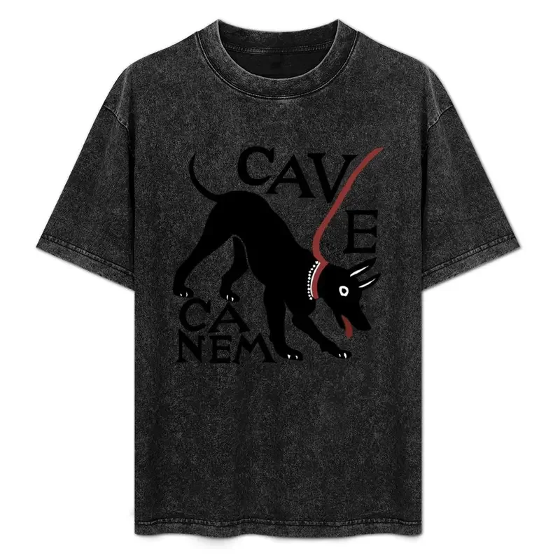 Cave Canem (Beware of dog) - 2nd Version T-Shirt shirts graphic tee blanks mens fashion