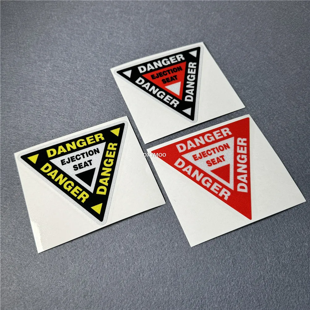 ملصقات مقعد طرد الخطر ، تصفيف السيارة ، الديكور الخارجي التلقائي ، شريط الفينيل زين ، ملصق نافذة مثلث
