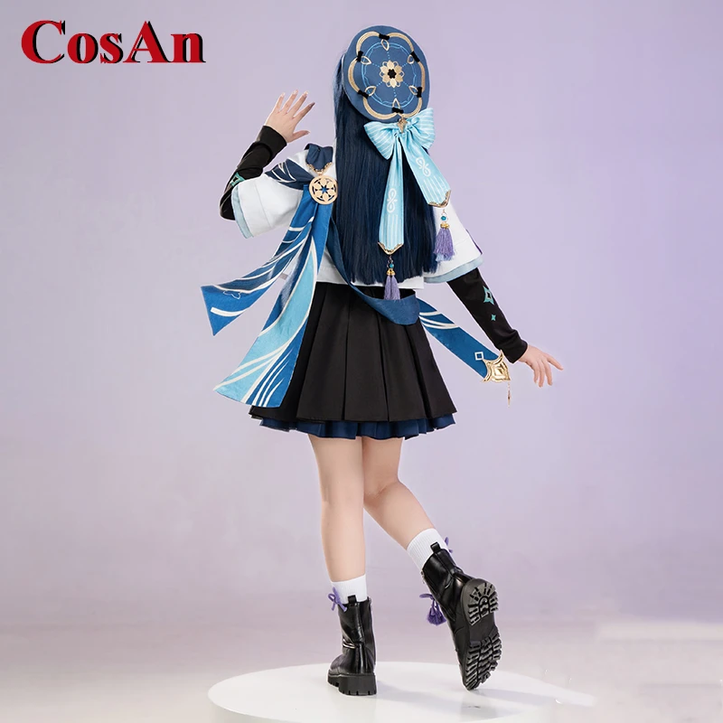 CosAn Hot Game Genshin Impact Wanderer Cosplay Costume Sweet Lovely Daily Wear Uniforms Activity Party Role Play Clothing