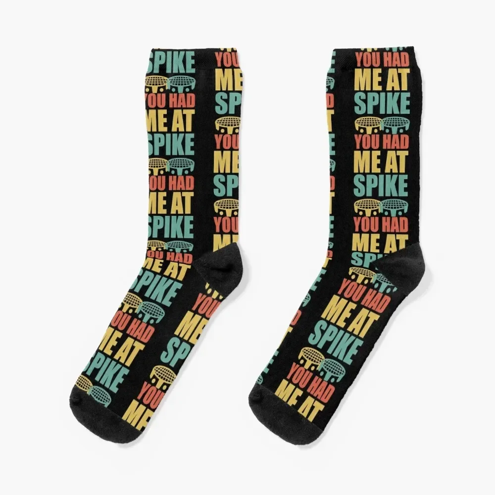 

You had me at Spike - Roundnet - Spikeball Socks christmas gifts Rugby Mens Socks Women's