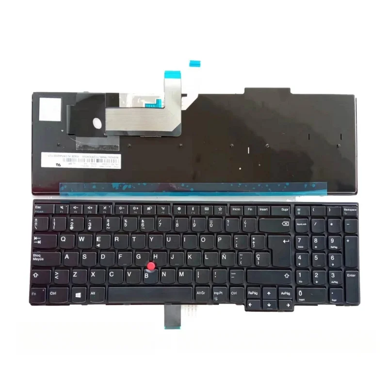 Replacement Laptop Keyboard US SP For Lenovo Thinkpad L540 L560 L570 P50S T540P T550 T560 W540 W541 W550S 6‑Screw