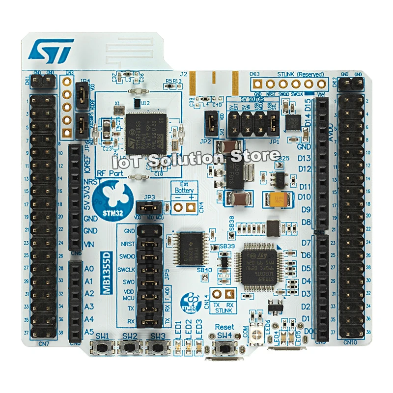 

NUCLEO-WB55RG STM32 Nucleo-64 development board with STM32WB55RG MCU NUCLEO WB55RG