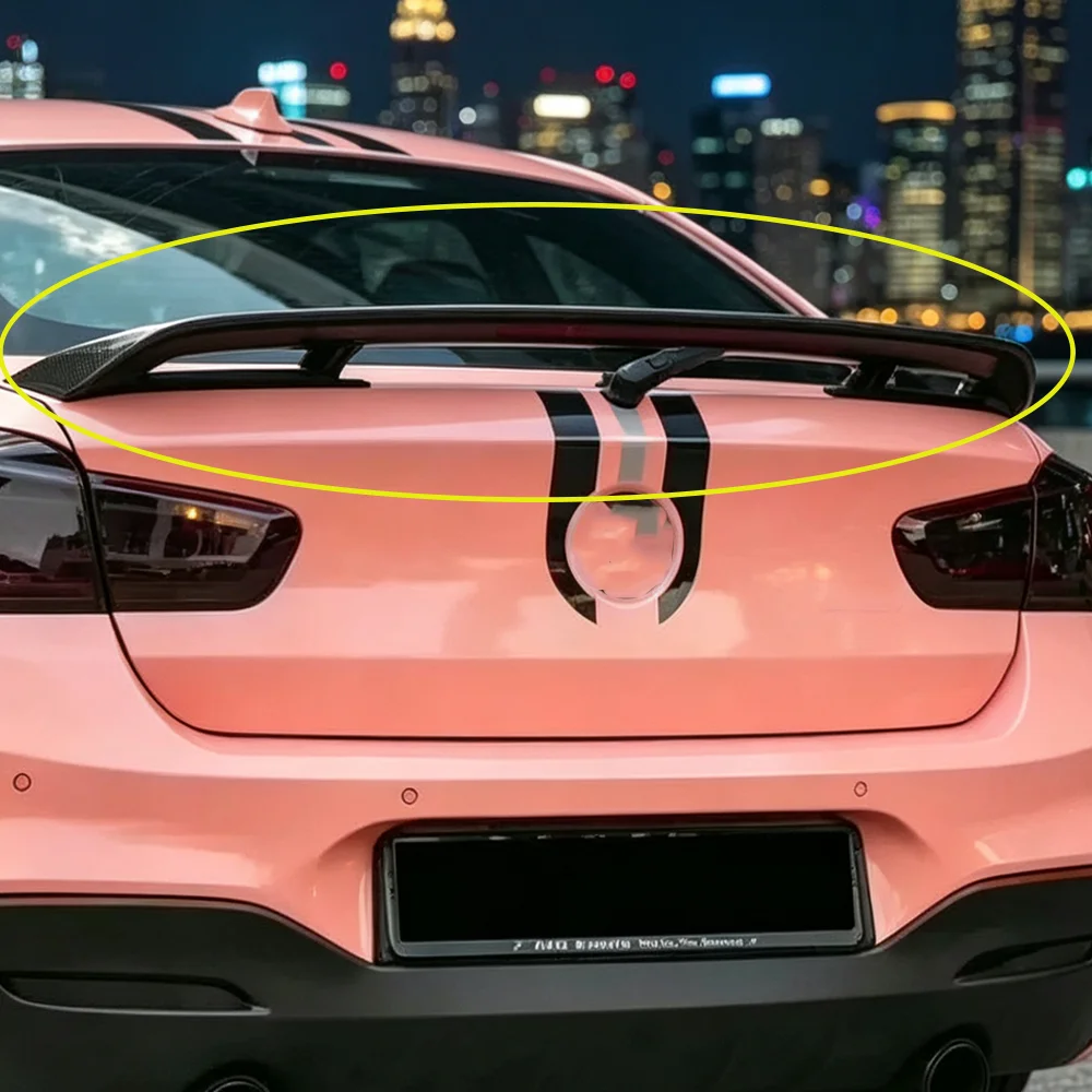 

for BMW 1 Series F20 sedan pure carbon fiber trunk pressure wing 118i F21 no drilling non-destructive installation rear spoiler