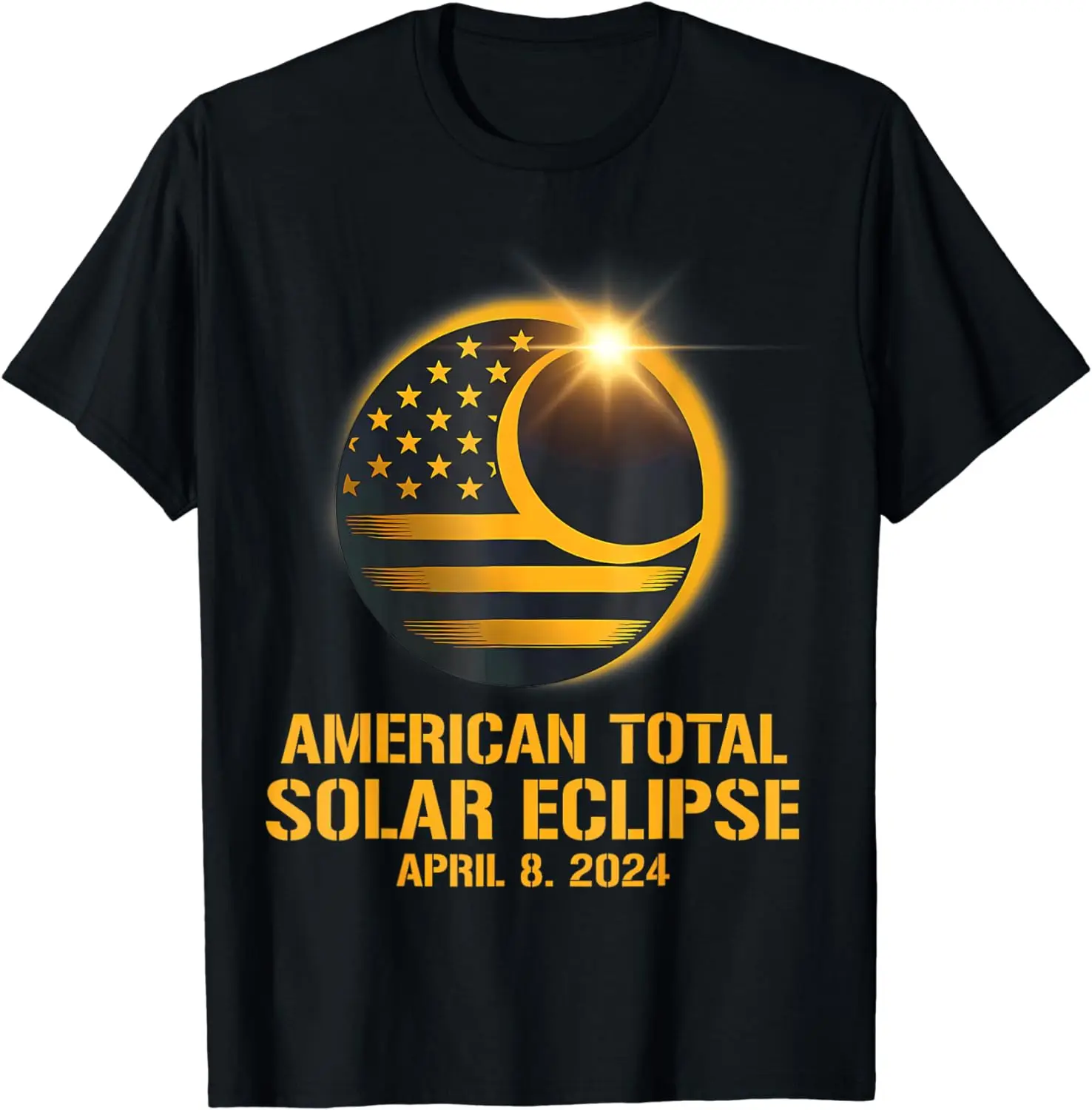 American Total Solar Eclipse April 8 2024 Totality Astronomy T-Shirt