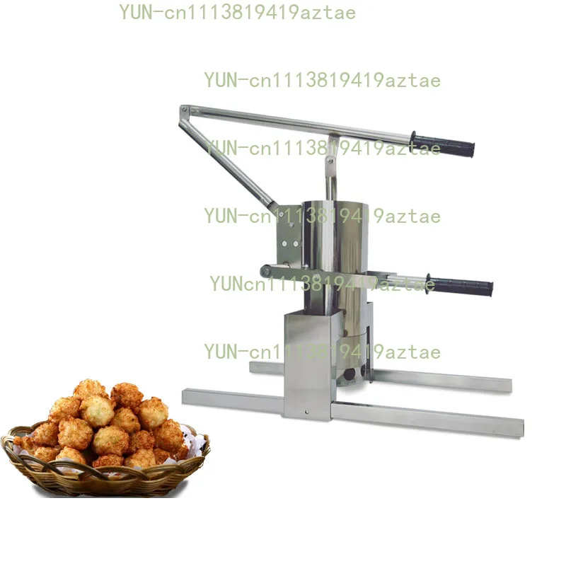 600 Pcs/Min Manual Meatball Frying Machine Steel Fish Ball Maker Former Tool Meat Ball Making Machine Balls Forming Tool