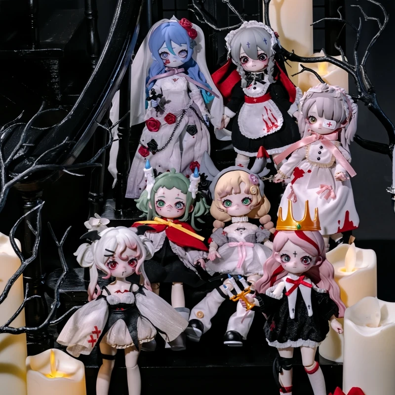 

Hot Sale Nyssa Eerie Nightmare Series Blind Box 1/12 Bjd Gothic Anime Figure Movable Joints Mystery Box Collectible Toys Gifts