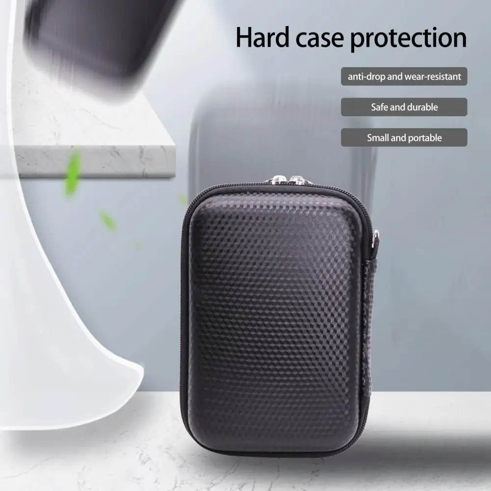 Durável 2 5 polegadas resistente à pressão caixa de armazenamento de disco rígido móvel dureza escudo caso de armazenamento digital