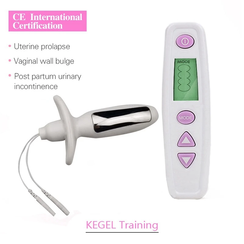 Électrodes de sonde vaginale pour exercice du plancher pelvien, utilisation insimplifiée avec les machines TENS et EMS, thérapie Kegel