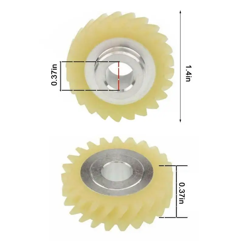 Sostituzione dell\'ingranaggio a vite senza fine per aiuto alla cucina della piscina Whirl Ken più sostituzione del miscelatore W10112253 4162897