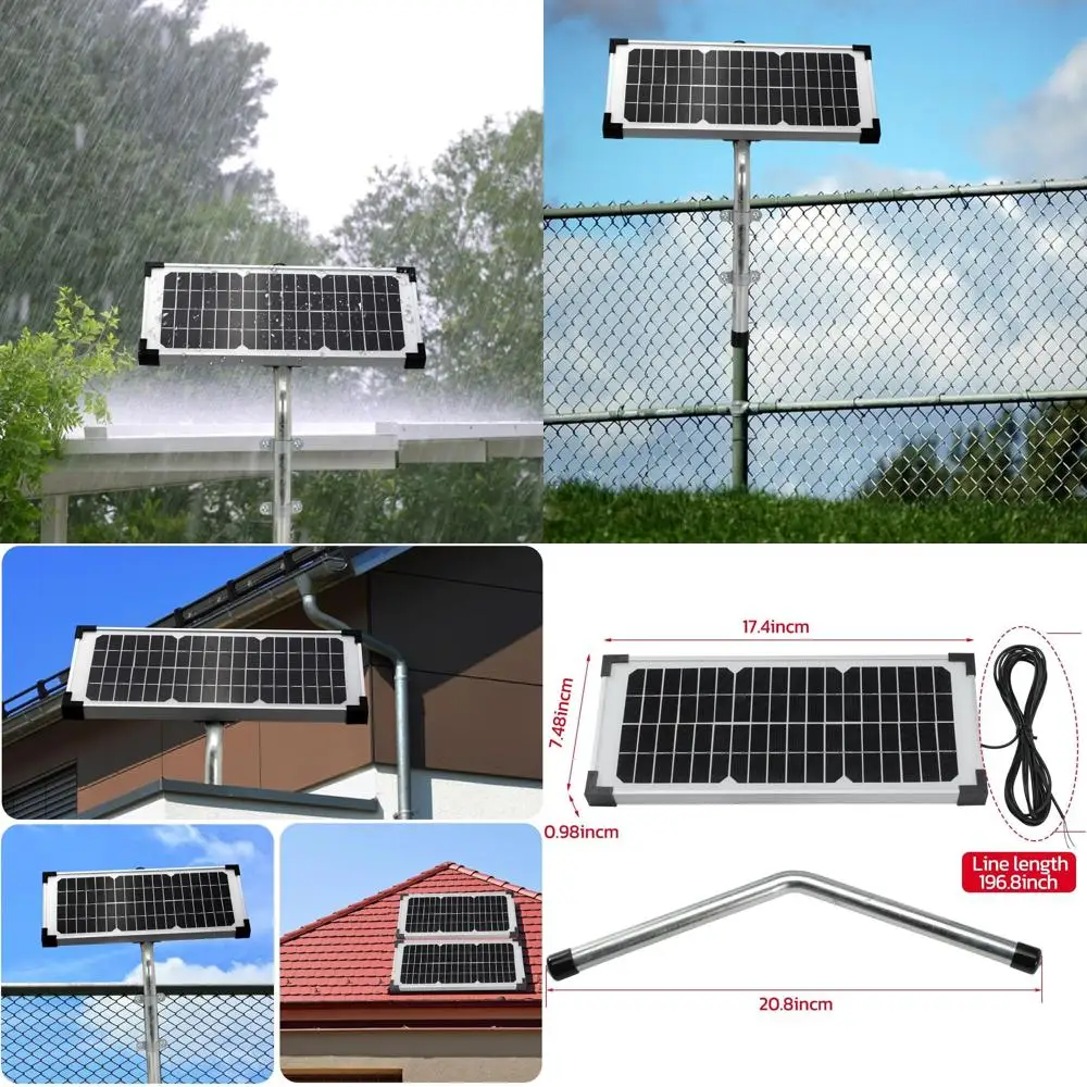 

Комплект солнечных панелей мощностью 10 Вт, совместимый с автоматическими открывателями ворот для моделей M123, Mighty Mule, EZGO Diamond Series и аналогичных.