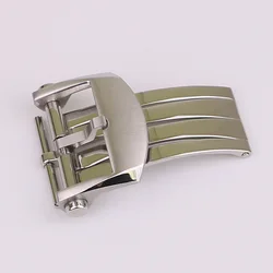 XIANERSHANG Top B-reitling Logo Belt Buckle Stainless Steel Folding Buckle 20MM 18MM Original Fold Over Clasp Watch Accessories