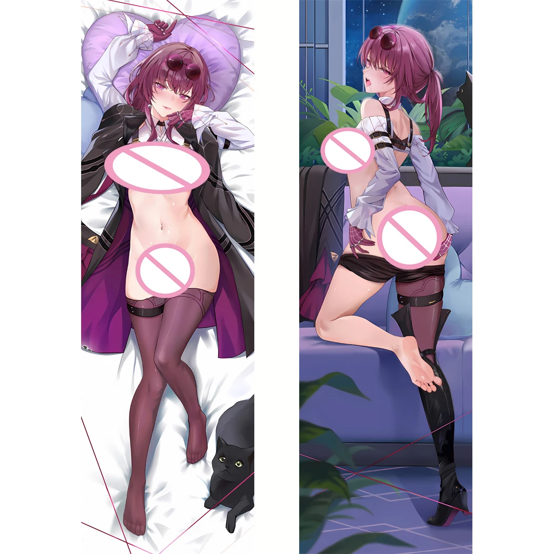 НОВАЯ наволочка для тела, чехол для подушки Otaku Dakimakura Waifu Honkai Star Rail Kafka, аниме-декор, 2-сторонний принт, петля, подарки