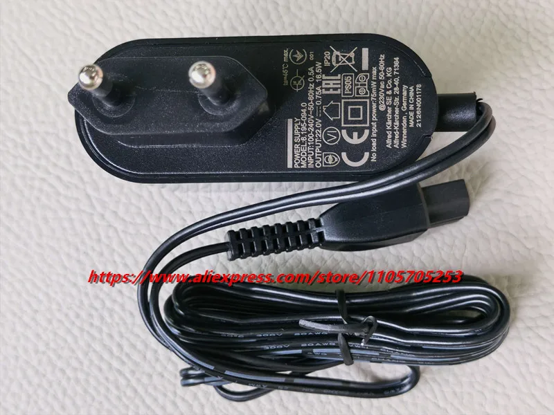 Original AC Adapter 6.195-094.0 Powe Supply For KARCHER Vacuum Cleaner 22V 0.75A Charger 6.195-095.0