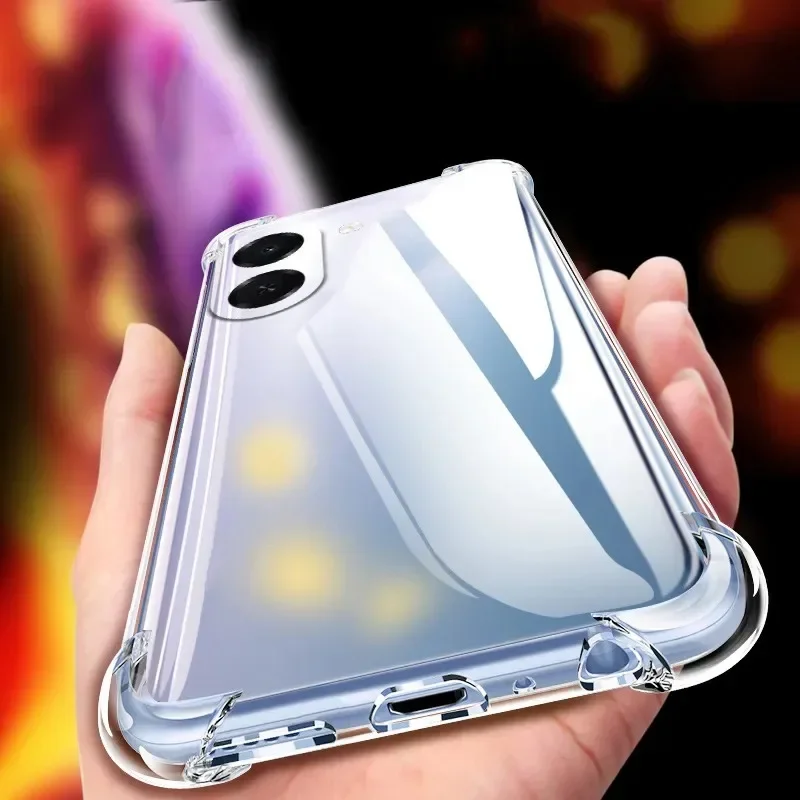 Skinlee Clear Case For Honor X7E X7D Airbag Shockproof Soft Shell Transparent For Honor X7D Phone Cover