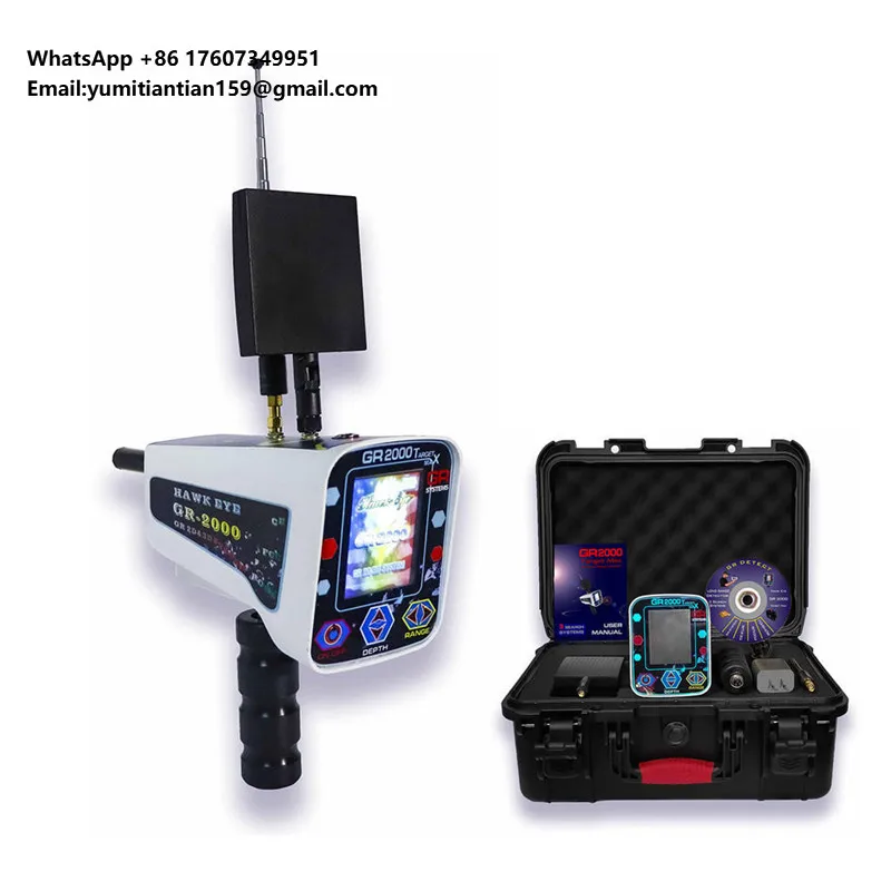 

Металлоискатель GR-2000 для поиска золота, сокровищ и минералов на глубине до 50 м, дальность до 1500 м