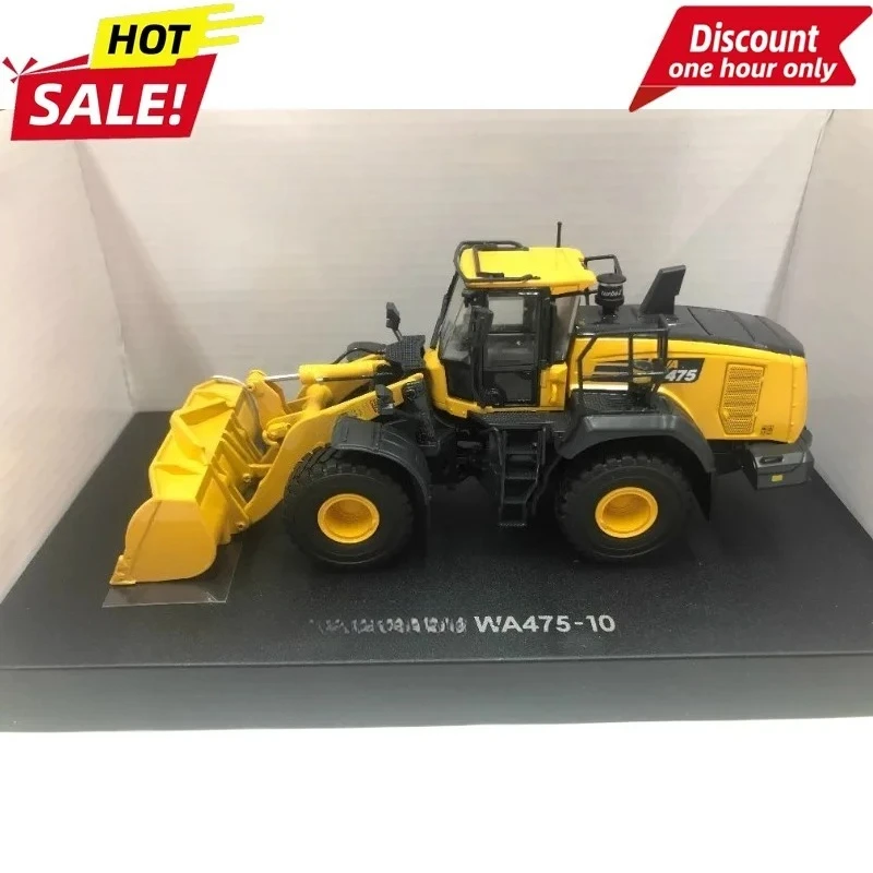 

1:50 Wheel Loader Diecast Model Fits WA475-10 with Forklift Attachment Alloy Construction Vehicle Collection 8146