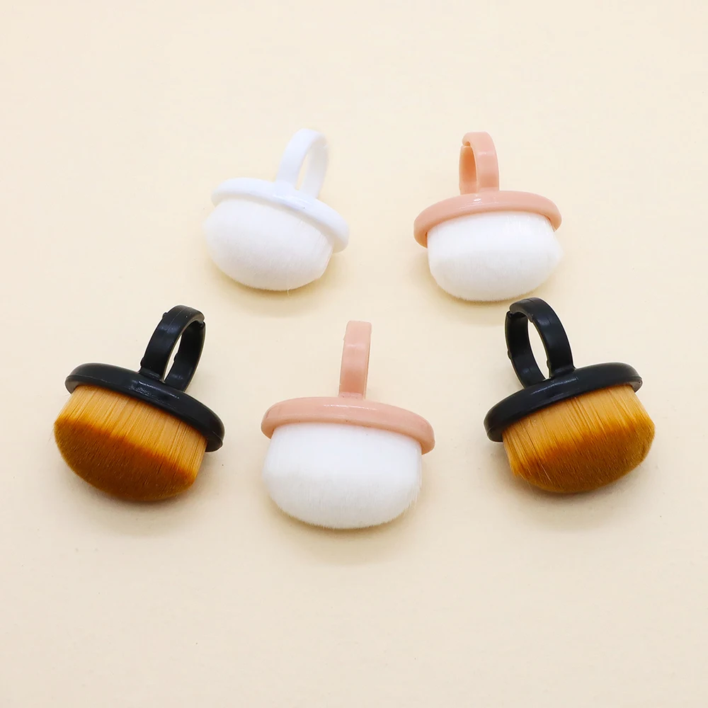 แปรงปัดฝุ่นเล็บแบบมืออาชีพ 5 ชิ้น ไม่มีกลิ่น สำหรับทำเล็บมือและเล็บเท้า ใช้กับอะคริลิค ยูวี เจล ผง กำจัดสีเล็บ พกพาสะดวก อุปกรณ์ดูแลเล็บ