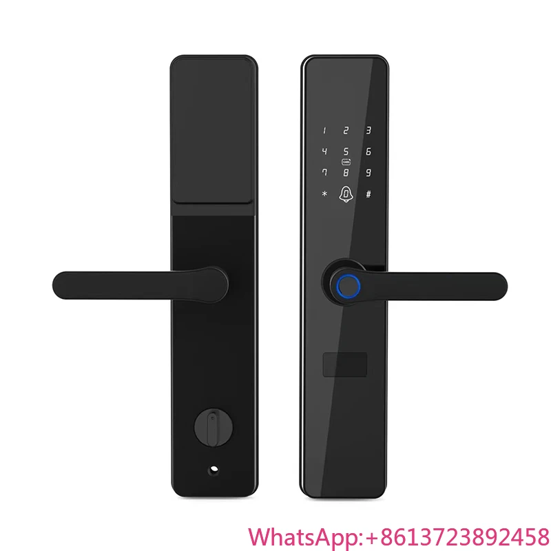 

Hot Selling Product Smart Lock WIFI APP Fingerprint Built-in Digital Smart Lock Wooden Door Lock