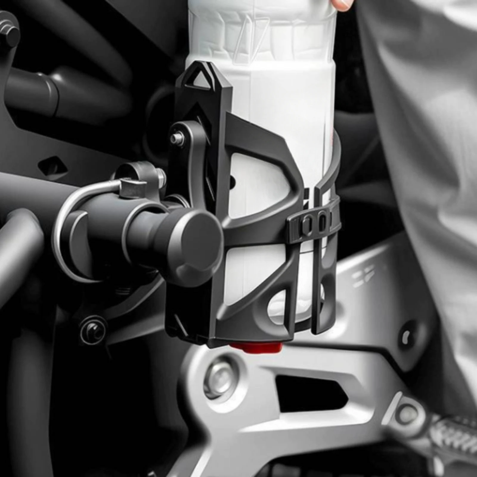 Motorcycle Cup Holder No-Drill Cycle Cup Holder Long-Lasting Lightweight for Recreational Rides, Commutes