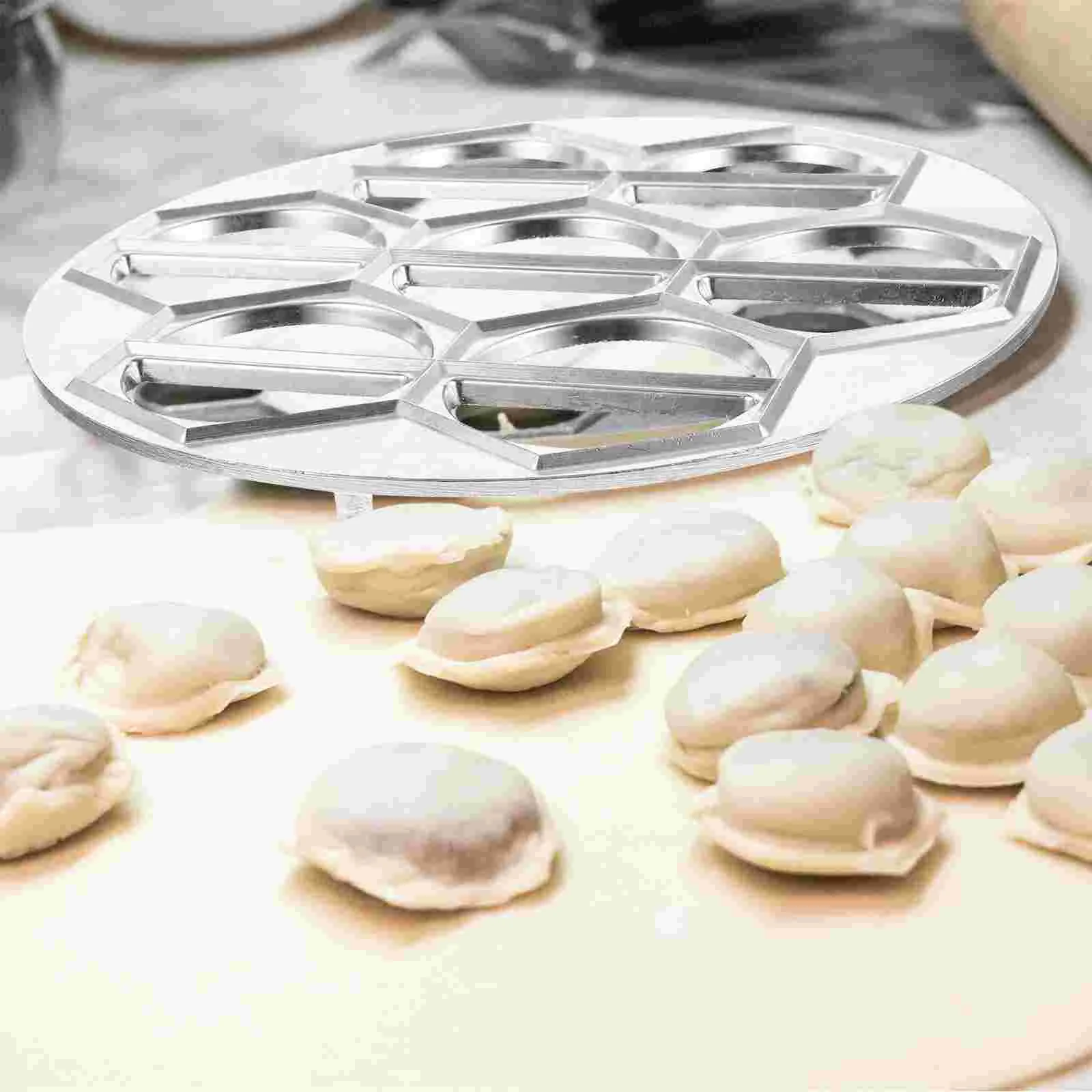 Dumpling Mold Metal Household Maker Tool Wrapping Paper Meatball 14-holes Aluminum Alloy Kitchen