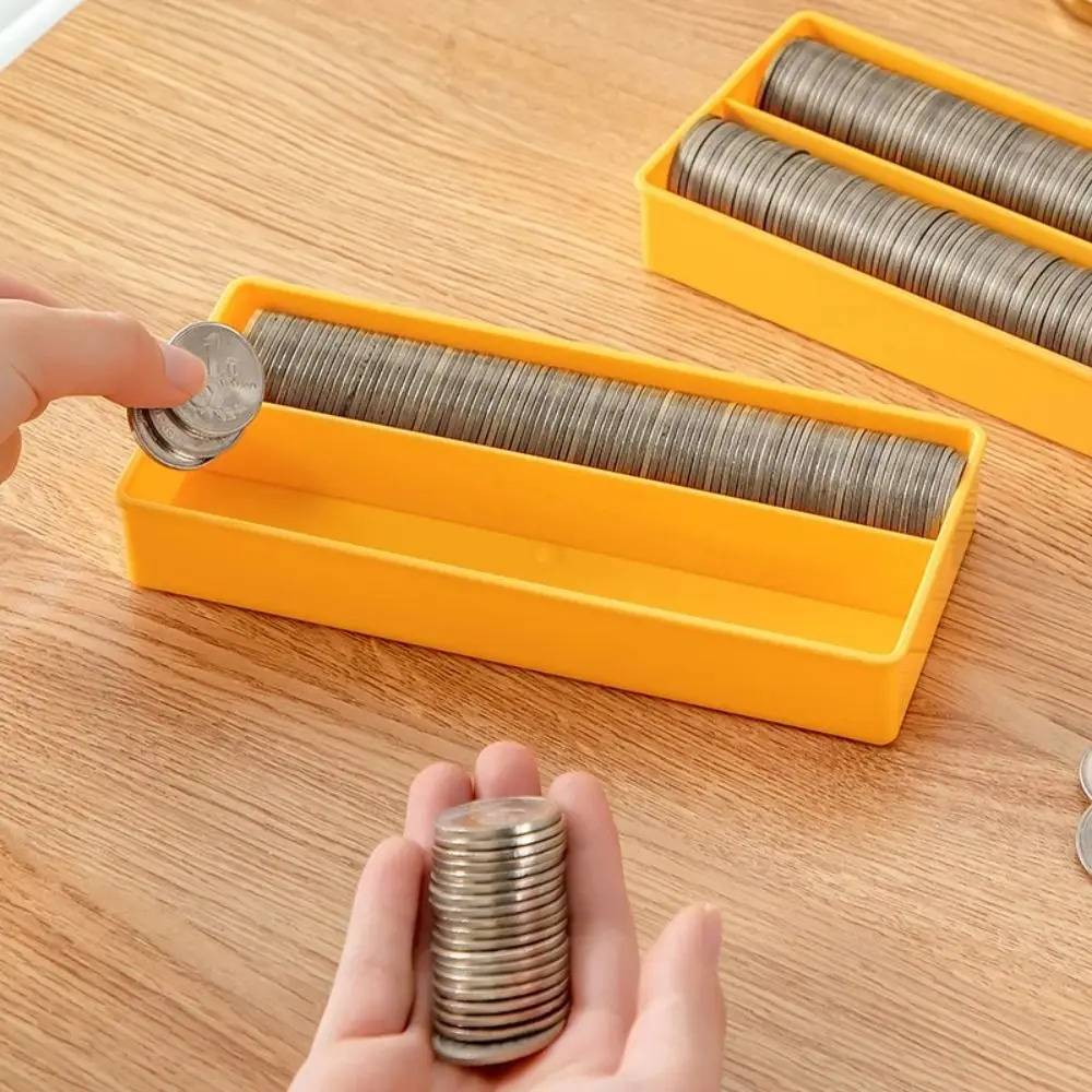 PP Paper Money Storage Box Transparent Large Capacity Currency Banknote Case Portable Convenient Coin Storage Collection Holder