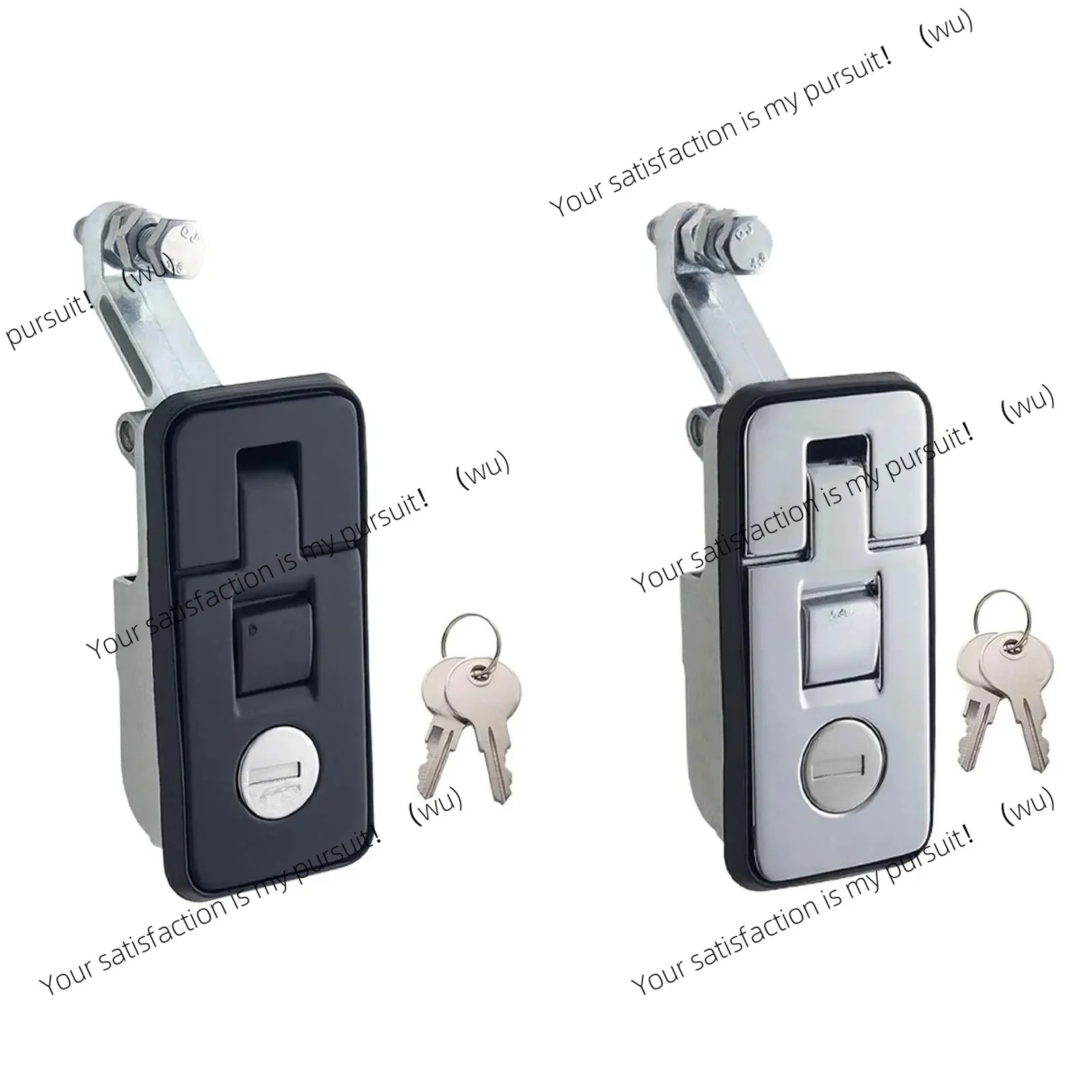 For Truck Trailer Mailbox Compression Latch Lock with 2 Key Zinc Alloy