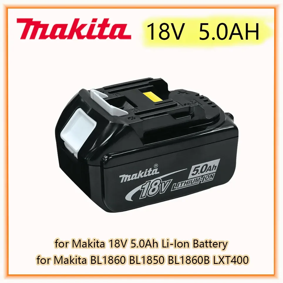 

Makita Original 18V 4.0AH 5.0AH 6.0AH Rechargeable Power Tools Battery with LED Li-ion Replacement LXT BL1860B BL1860 BL1850