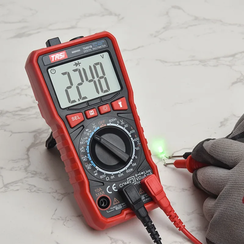 

Digital multimeter TA801B high-precision fully automatic pocket multifunctional digital display ammeter multimeter