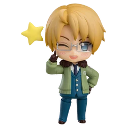 100% Original: Anime Axis Powers Hetalia Alfred FJones Q version 10cm PVC Action Figure Anime Figure Model Toys Doll Gift