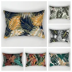 Decorative Cushion Home Living Room Decor Throw Pillow Cover 48*74 30x50cm 40x60cm 50x70cm bedroom bed green plant leaf decor