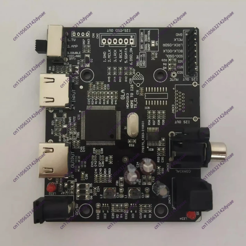 HDMI Separation and Audio Extraction 7.1 Channel I2S/DSD/Optical/Coaxial (HDMI to I2S/IIS)