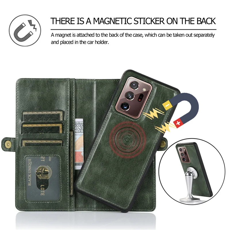 Magnetic Leather Wallet Card Phone Case For Samsung Galaxy A54 A14 A73 A53 A33 A13 A72 A52S A32 A51 A71 Flip Purse Holder Cover
