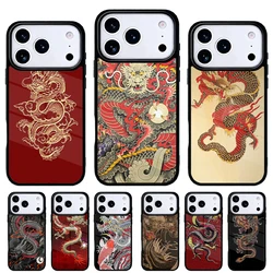 Funda para iPhone con dragón japonés – Carcasa trasera protectora