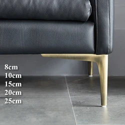 8cm/10cm/20cm/25cm Metal Furniture Hardware Sofa Foot Cabinet Foot Tea Table Leg TV Cabinet Foot Porch Cabinet Bed Leg Support