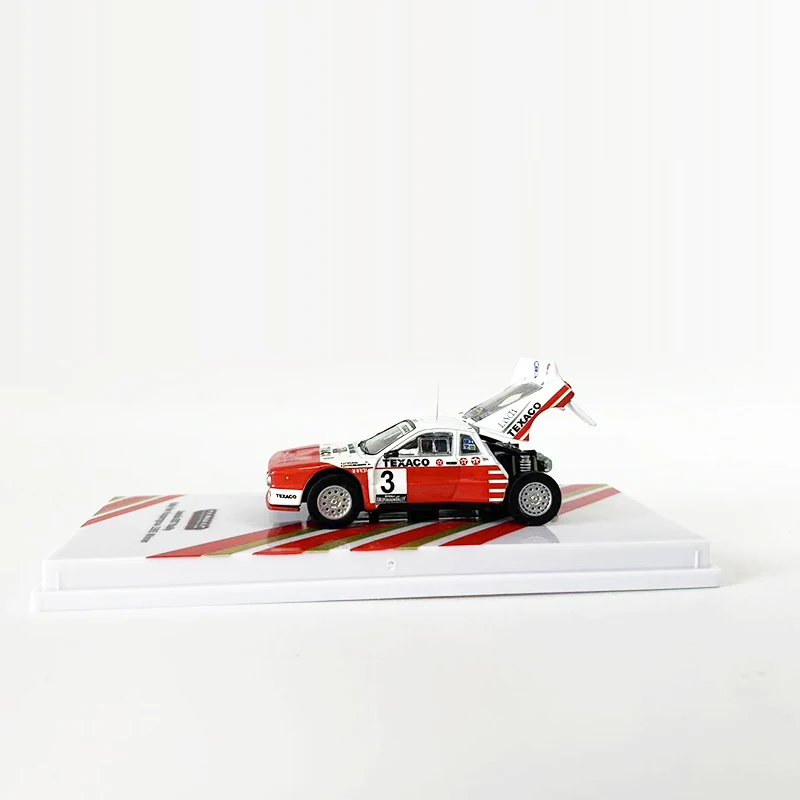 Tarmac nous-mêmes 1:64 Modèle de voiture Lancia 037, Van de rallye Haspengouw, Véhicule en alliage moulé sous pression