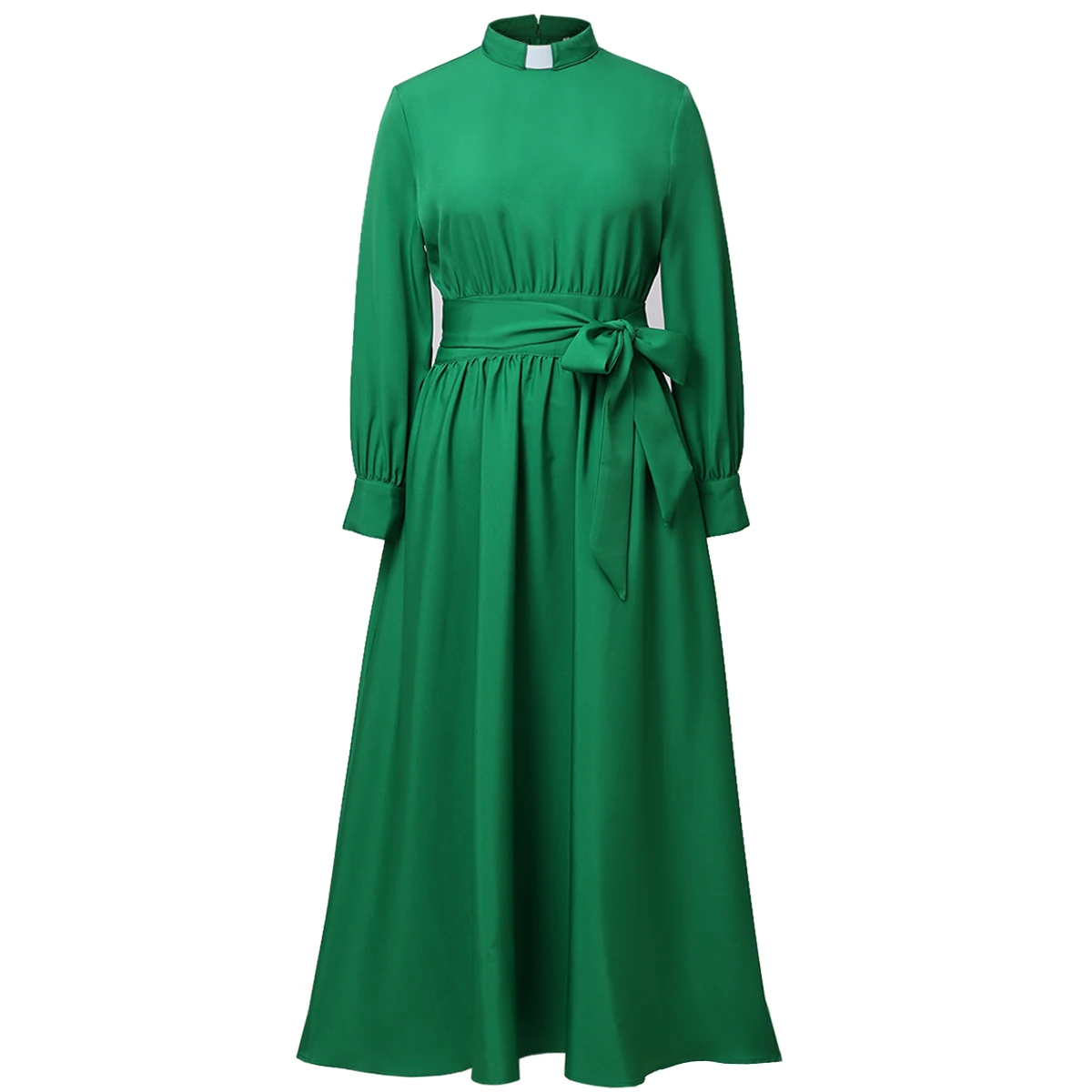 Tab Collar Clergy Dress for Women Minister Costume