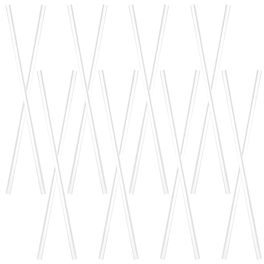 

20Pcs Straight Silicone Straws Convenient Reusable Straws for Water Cup Milk Sundaes Freezing Drink Gifts for Friends