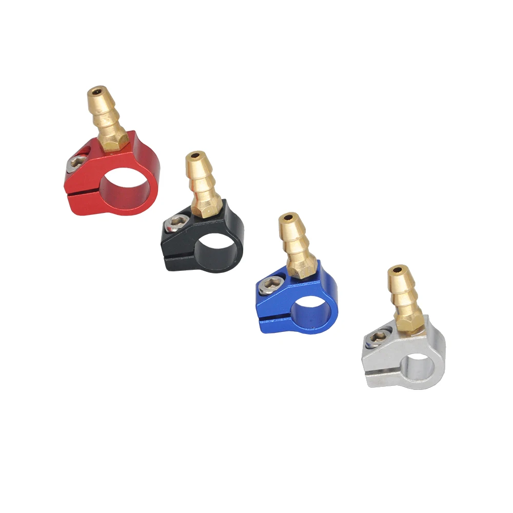 RC Boat 6/7/8/9mm Brass Pipe Clamps with Nozzle  Add Oil Fuel Lubricating For RC Gasoline Boat Drive Shaft Model Accessories