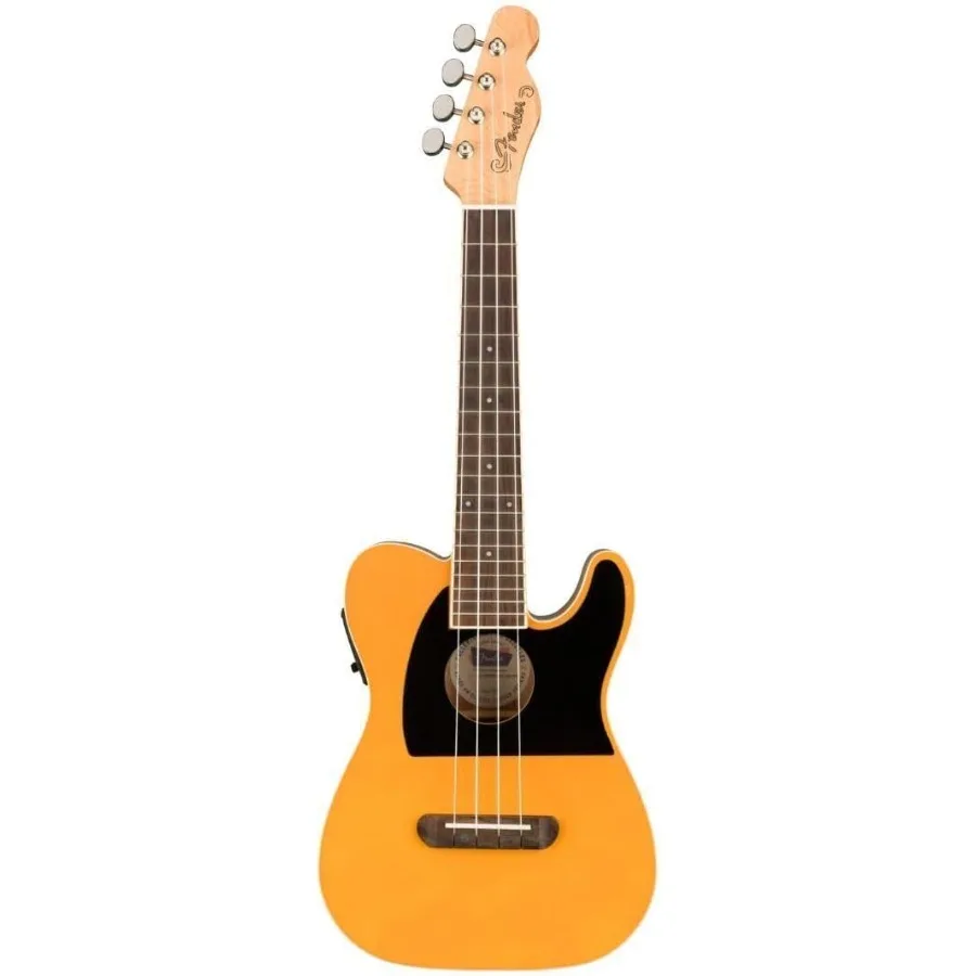 

Fullerton Tele Concert Ukulele Butterscotch Blonde 28,1 x 11,1 x 3,6 дюйма для любителей музыки и исполнителей Premium Wood C