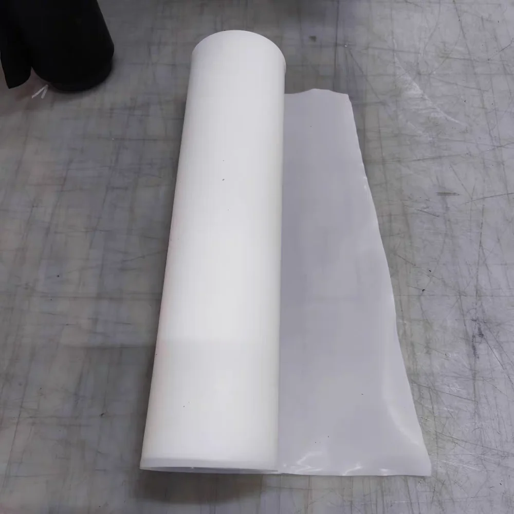 1meter 0.1mm 0.2mm 0.25mm 0.3mm White PTFE Film High Strength Temperature PTFE Sheet strip PTFE Film Foil Thin Sheet